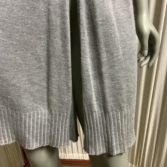 Premise Studio Women's Sleeveless Long Cardigan Gray Knit Size XL - Picture 4 of 8